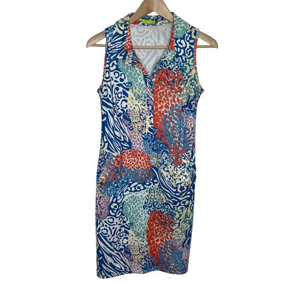 Tee 2 Sea Dresses & Skirts - Tee 2 Sea Womens Shift Dress XS Blue Pockets Stretch Comfort Golf Tennis Outdoor